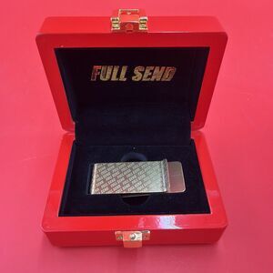 Full Send 18K Gold Plated Money Clip NELK Boys You Tube Podcast Merch Rare